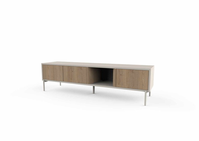 Hanah Home Soporte para TV Ventro Sandstone, Natural